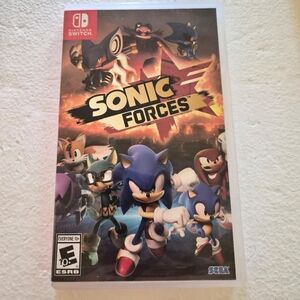Sonic Forces Nintendo Switch – Used – Complete w/ Case – Tested Working – SEGA